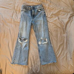Madewell Cropped Straight Leg Jeans